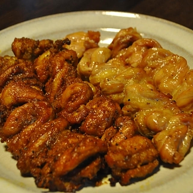 鶏セセリ焼(塩味とケバブ風)