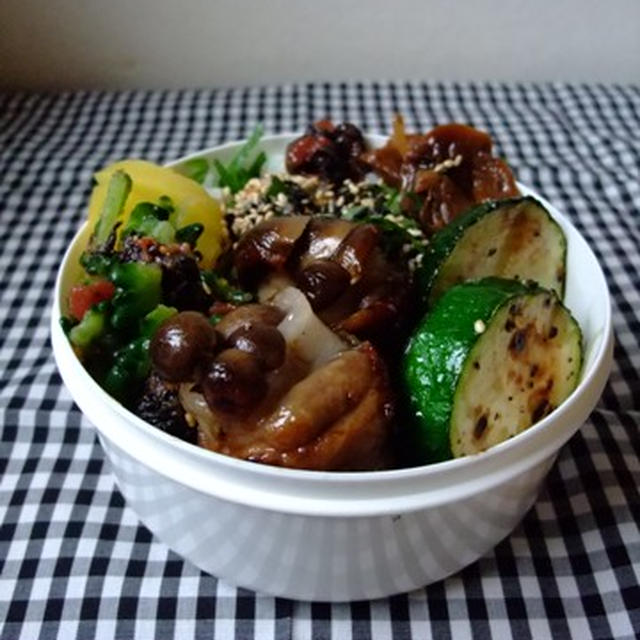 しめじの豚肉巻きお弁当。