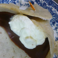 れんこん入り♪もちもちクレープで朝ご飯★