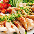 鶏胸肉で辛くないよだれ鶏【BONIQ Proで低温調理】(動画レシピ)/Steamed chicken  breast with leek sauce.