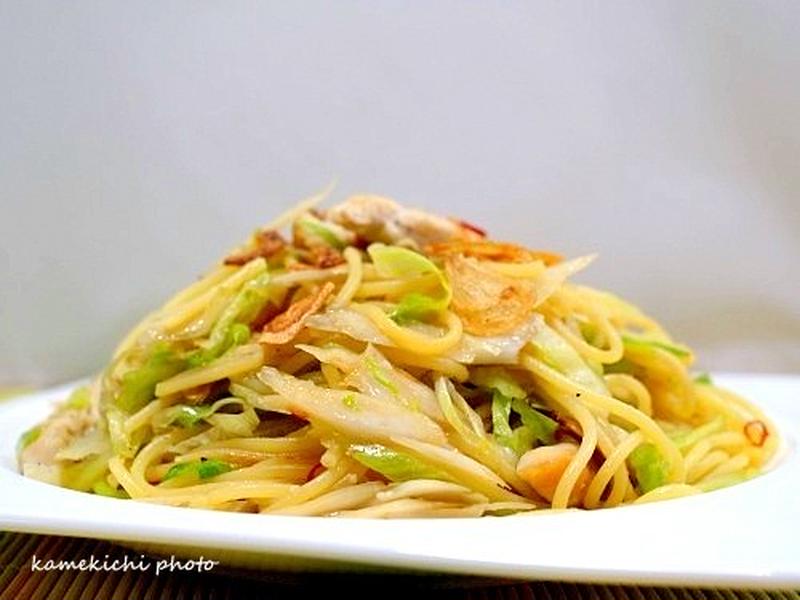 鶏ささ身とごぼうのペペロンチーノ＆丼つゆの素で「パパっと厚揚げと蓮根の甘辛煮」