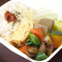 お弁当：白味噌卵焼き　野菜の煮物　夏バージョン