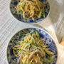 寒いのを忘れて作った中華あえもの