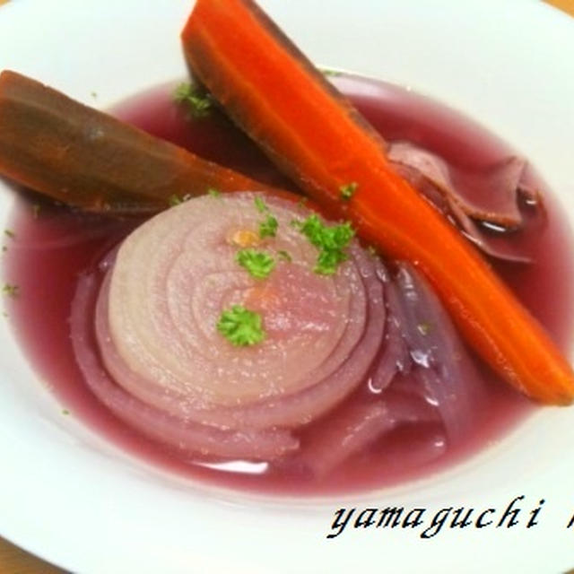 紫人参のスープ By やまぐちけんさん レシピブログ 料理ブログのレシピ満載