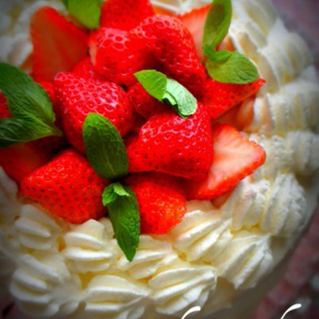 いちごのショートケーキ By うさ花さん レシピブログ 料理ブログのレシピ満載