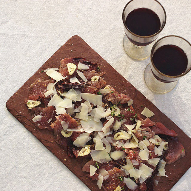 Bonito carpaccio
