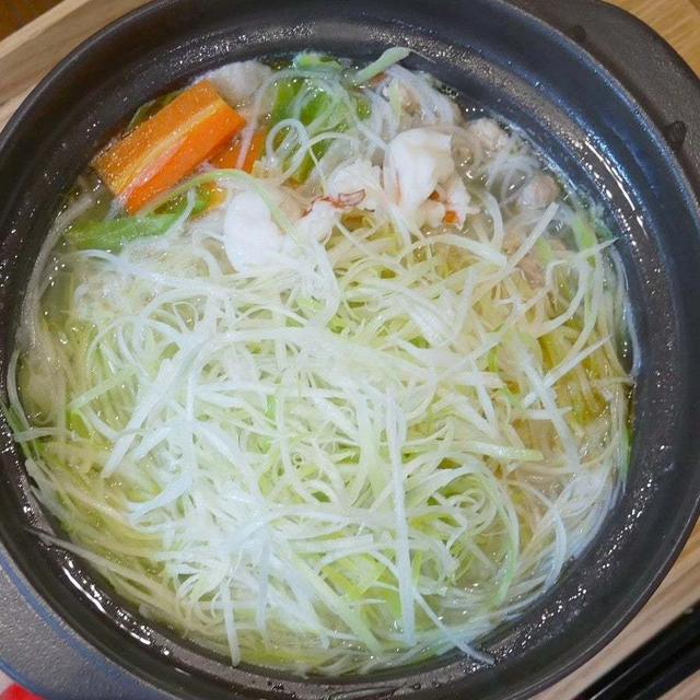 白髪ねぎたっぷりの汁ビーフン#本日のおうちごはん