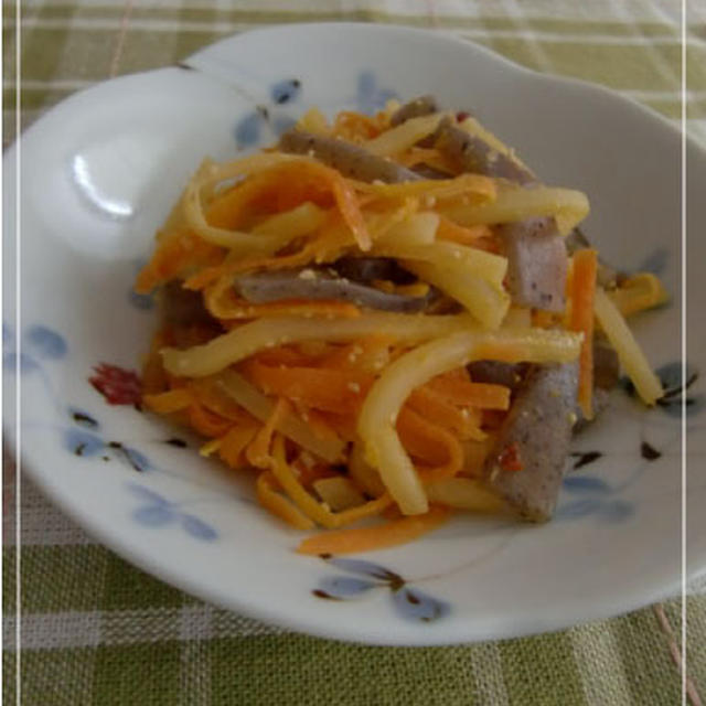 にんじんの味噌きんぴら