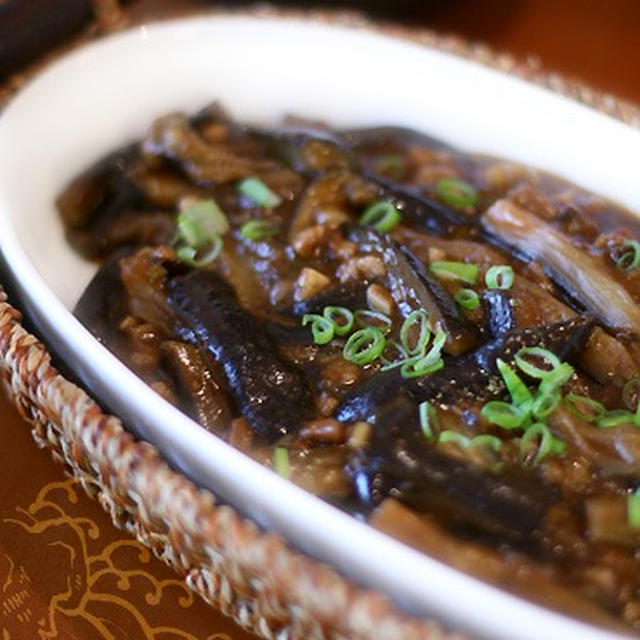 夏の麻婆茄子とカンパチの刺身