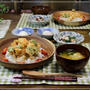そら豆とエビのかき揚げおろし丼　アイコちゃん