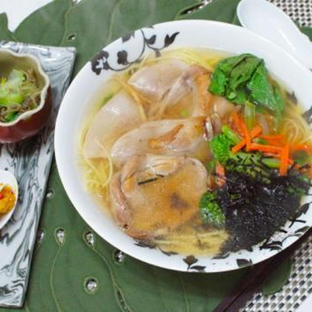 i-kitchen 小豆島のオリーブラーメン、おひとりさまご飯♪