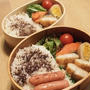 最近のお弁当　曲げわっぱでお弁当