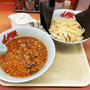 辛味噌つけ麺の激辛（3辛）を背脂多めで啜る 〜海苔5枚・LINEクーポン穂先メンマ・山岡家〜