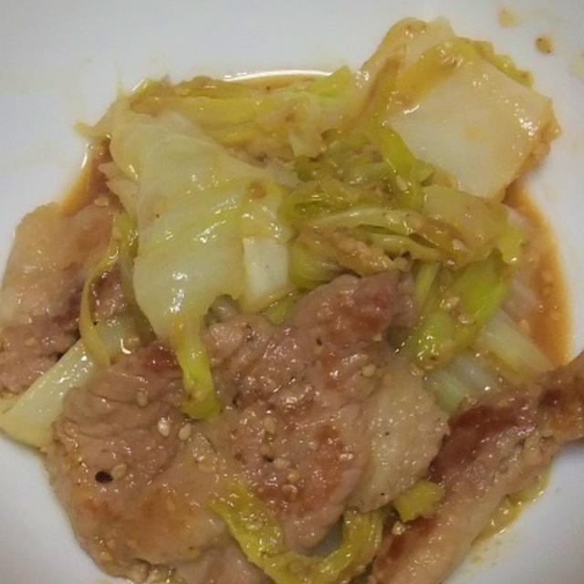 豚とキャベツの味噌炒め
