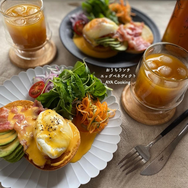 DAISOグッズがアツすぎる♡おうちランチ、エッグベネディクト