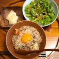 鮭の粕汁雑炊で朝ごはん & 高野豆腐でお弁当