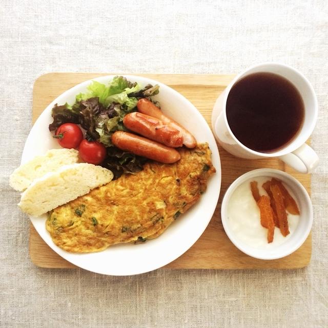 1月5日の朝ごはん。調理時間8分