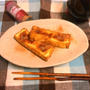 熱々で厚揚げシナモンシュガー