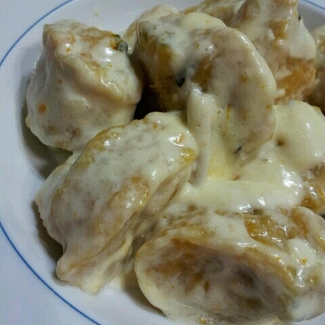朝食 カボチャのニョッキ
