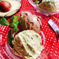低糖質2色のアボカドアイスクリーム【ミキサー】(動画レシピ)