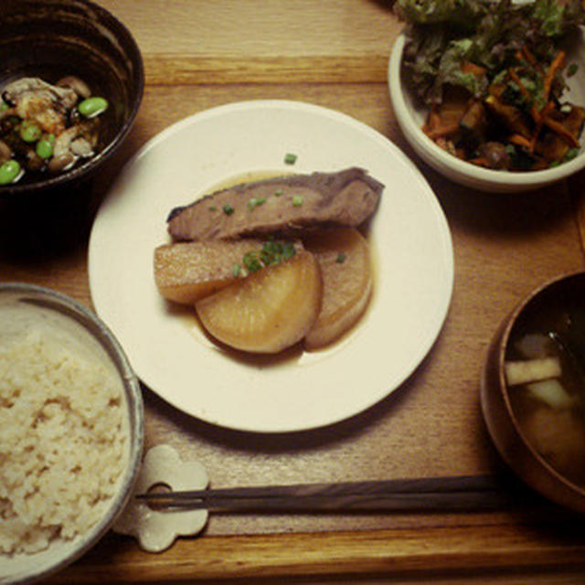 とろける♪ブリ大根定食☆晩ごはん