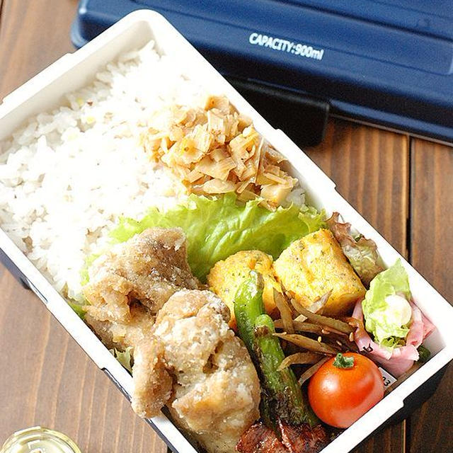 【男子高校生】フライドチキン弁当