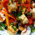 Fried Tofu Salad with Miso Dressing揚げ豆腐のサラダ、味噌ドレッシング