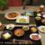 5/1３の晩ごはん　山菜ピザと揚げないフレンチポテトと小鉢いろいろでビール日和♪