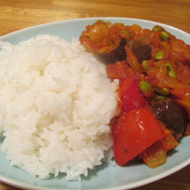 【料理番外編】夏野菜カレー４