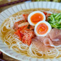 【レシピ】うまずっぱさがたまらない♬韓国冷麺風そうめん♬