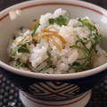 生姜と大葉のごはん