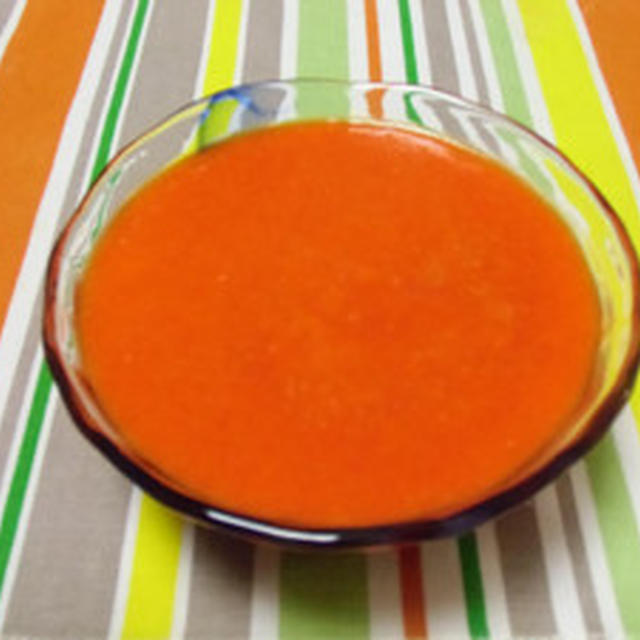 たまねぎ食堂Vol.110　　赤ピーマンとオレンジのスープ