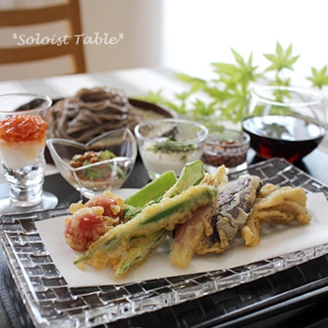 ”お蕎麦のおとも” いろいろで、お蕎麦満喫！