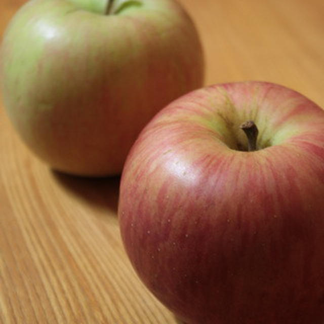 有機りんごでアップルカスタード。