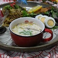 ココナッツミルク風スープのあるワンプレート料理