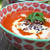 Cumin Tomato Soup with Multi Grain Rice Toppingクミン風味トマトスープ、六穀米トッピング