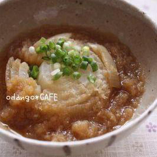 ほっこり春味♪新玉ねぎのみぞれ煮