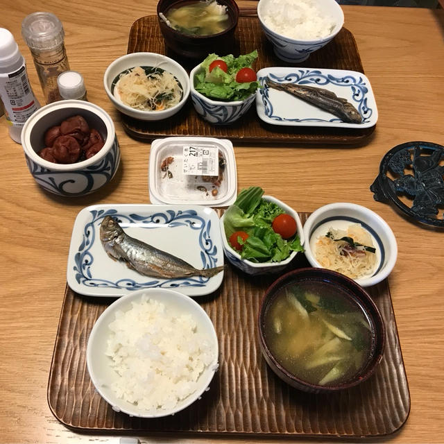 ⭐️鯵の煮たので一汁三菜