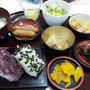 萩市・ホテルの朝食サービス＆老舗デンスケでのハンバーグ定食