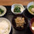 冷蔵庫の残り物定食とカレードリア