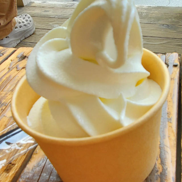 牛乳ソフトクリーム