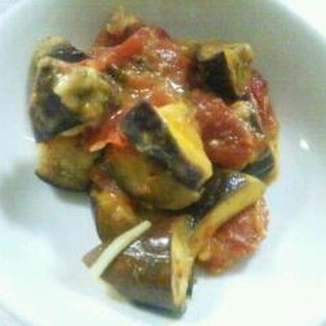 ナスとトマトだけでイタリアン