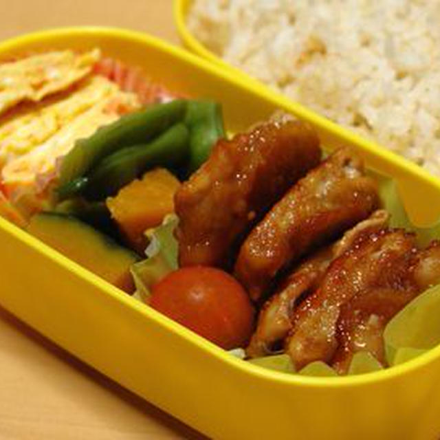 お弁当は休めず