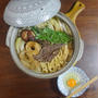 肉のうま味染みしみ！甘辛仕立ての牛鍋うどん