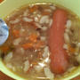 夫飯はいつものニンニク増し増し料理です＾＾