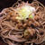 お昼は納豆と蕎麦
