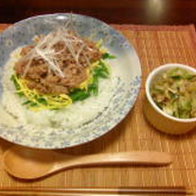 100930★肉味噌丼