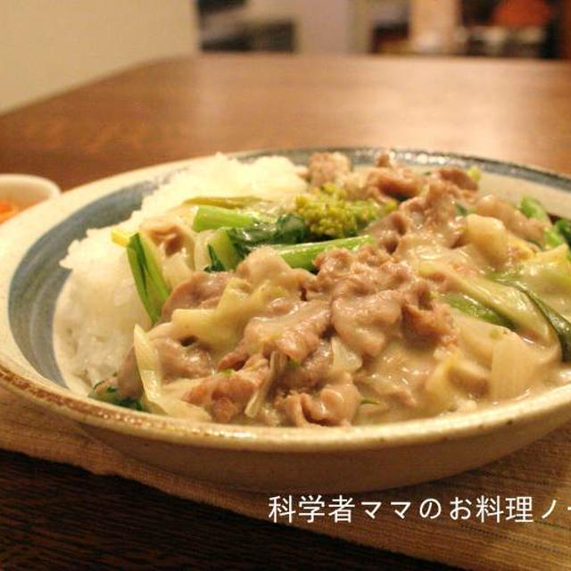 牛肉の和風クリーム煮