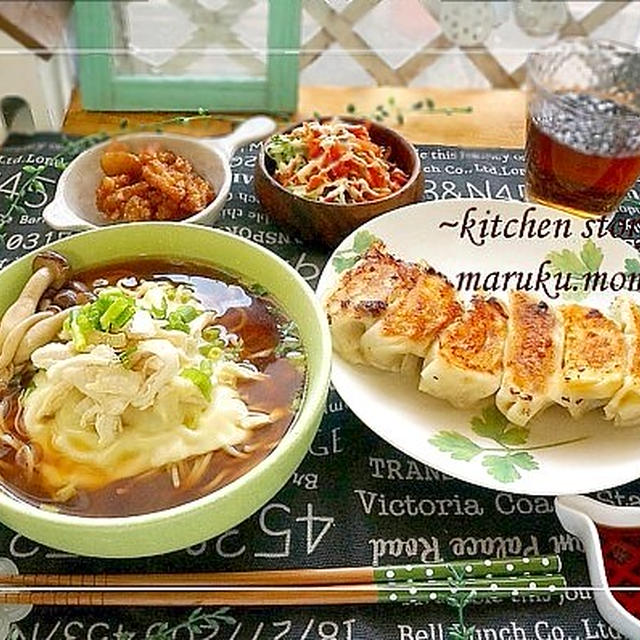 ダブルチーズラーメン＊しっとりチキン乗せ（醤油味）