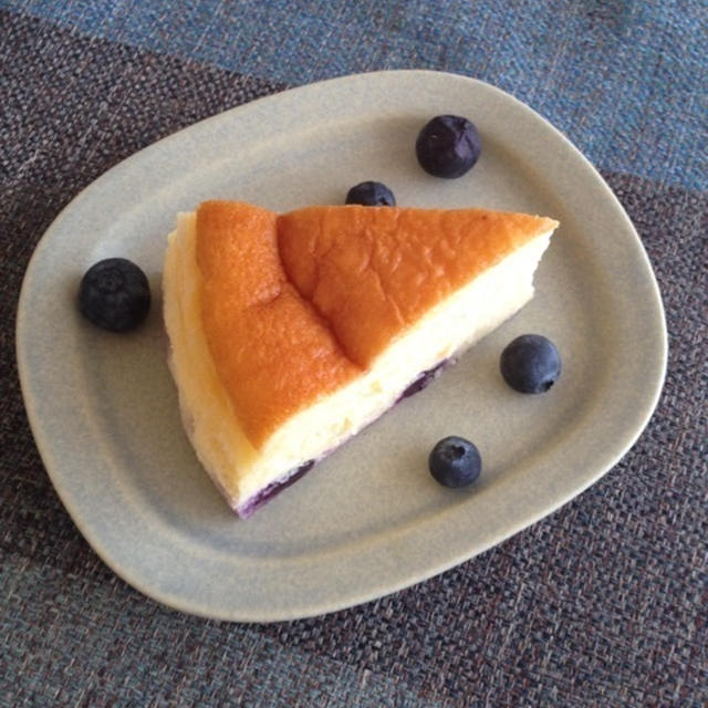 チーズケーキ好き夫のための☆スフレベイクドチーズケーキ